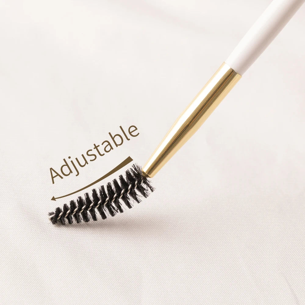 BEILI Professional Makeup Brushes Sets Synthetic Hair Foundation Eyeshadow Powder Premium Beauty White Golden brochas maquillaj