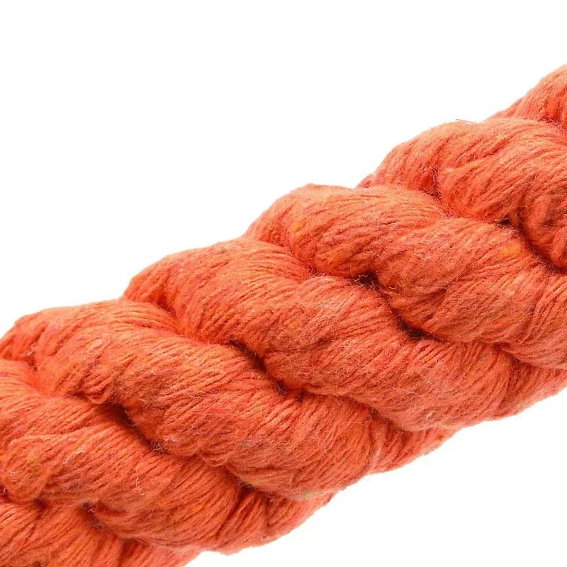 Cotton Rope Weaving Carrot Pet Toy for Puppies - Durable Wear & Bite Resistance Boredom Relief Dog Toy