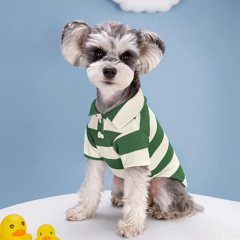 Pet Dog Polo Shirt Summer Dog Clothes Casual Clothing for Small Large Dogs Cats T-Shirt Chihuahua Pug Costumes Yorkshire Shirts