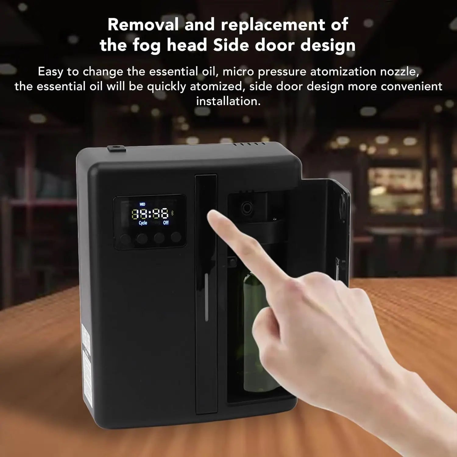 160ml Waterless Scent Diffuser Bluetooth Wall-Mounted Fragrance Machine Smart Scent Diffuser for Home