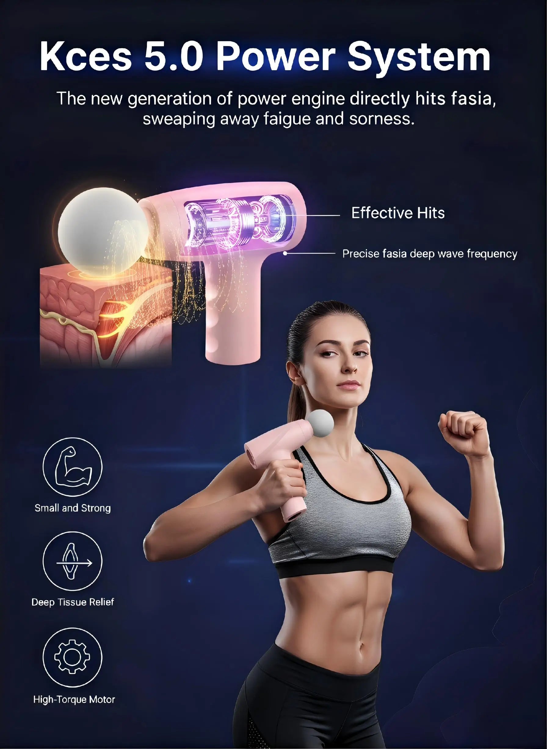 Portable Mini Fascia Gun  Deep Tissue Handheld Massage Gun Therapy Gun Fascia Gun Massagegun Massagers Handheld Deep Tissue