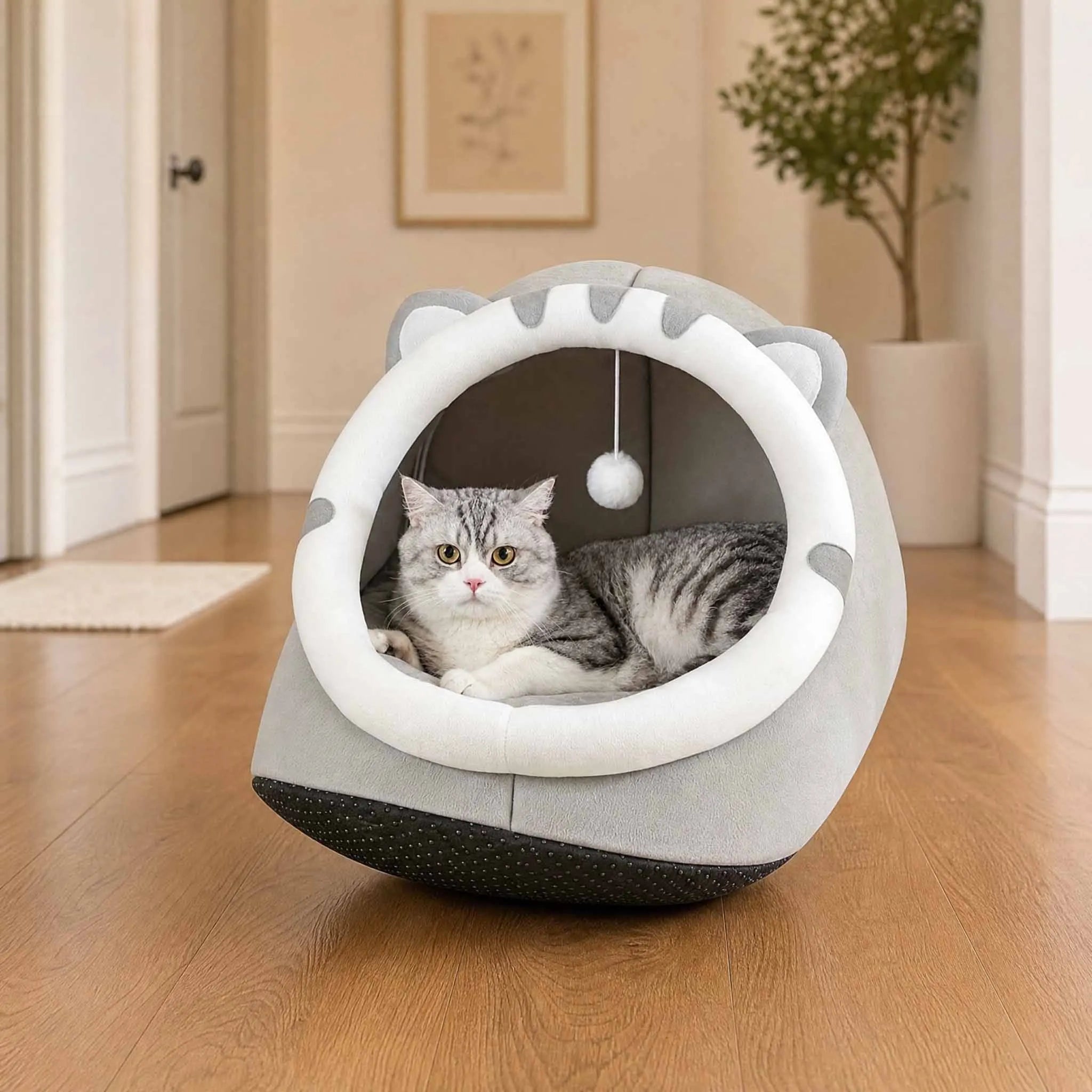 Super Cat Bed Warm Pet House Kitten Cave Cushion Cat House Warm Sleeping Dog Basket Tent Small Dog Mat Supplies Bed For Cats