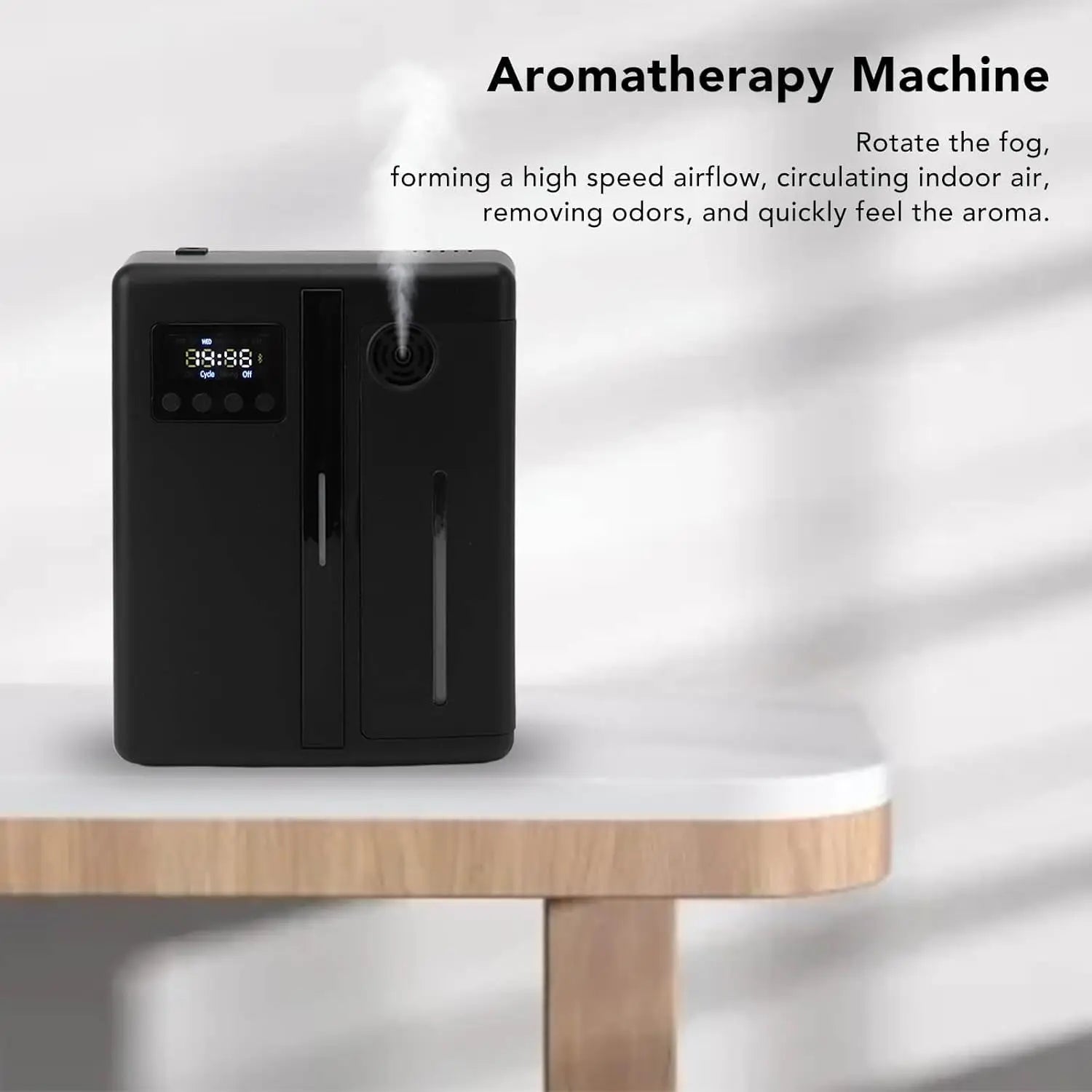 160ml Waterless Scent Diffuser Bluetooth Wall-Mounted Fragrance Machine Smart Scent Diffuser for Home
