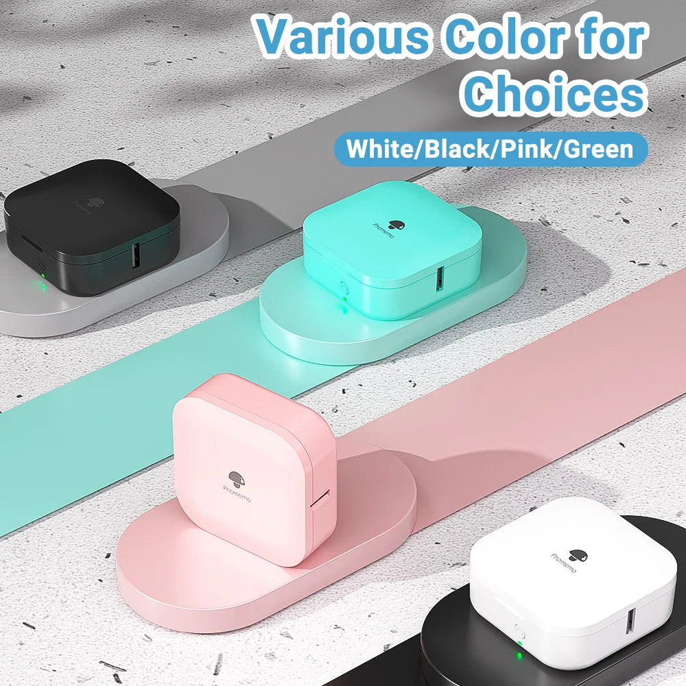Zodzi Q30 Label Printer Mini Printer Pocket Thermal Label Maker Wireless Sticker Pocket Portable Printer Various Label Paper