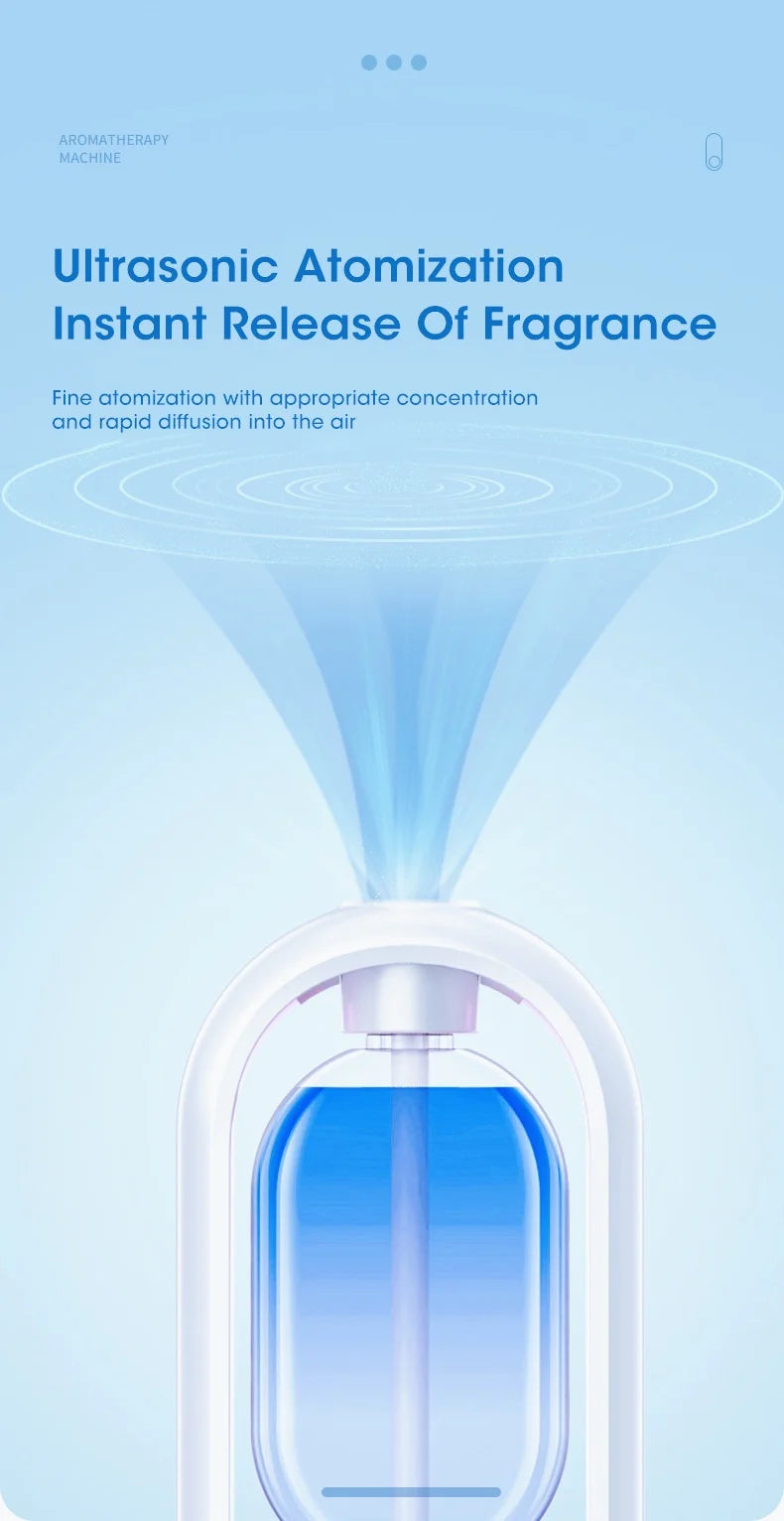 Smart Essential Oil Diffuser 5-Speed Adjustable Speed Household Fragrance Machine Kitchen & Bathroom Deodorizer Atomizer