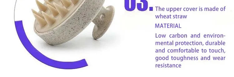1/3/5 Silicone Shampoo Brush Head Scalp Massage Comb Hair Washing Comb Body Massage Brush Bath Shower Salon Hairdressing Tool