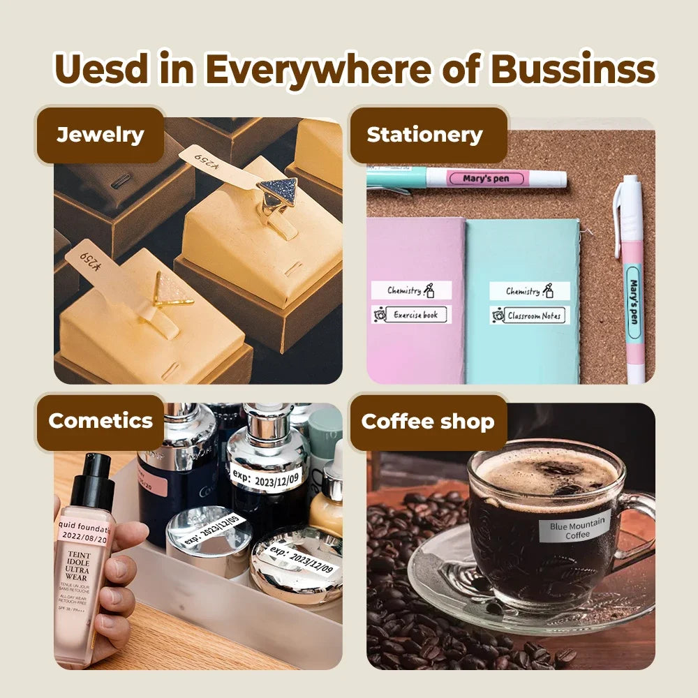 Zodzi Q30 Label Printer Mini Printer Pocket Thermal Label Maker Wireless Sticker Pocket Portable Printer Various Label Paper